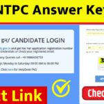RRB NTPC Answer Key OUT